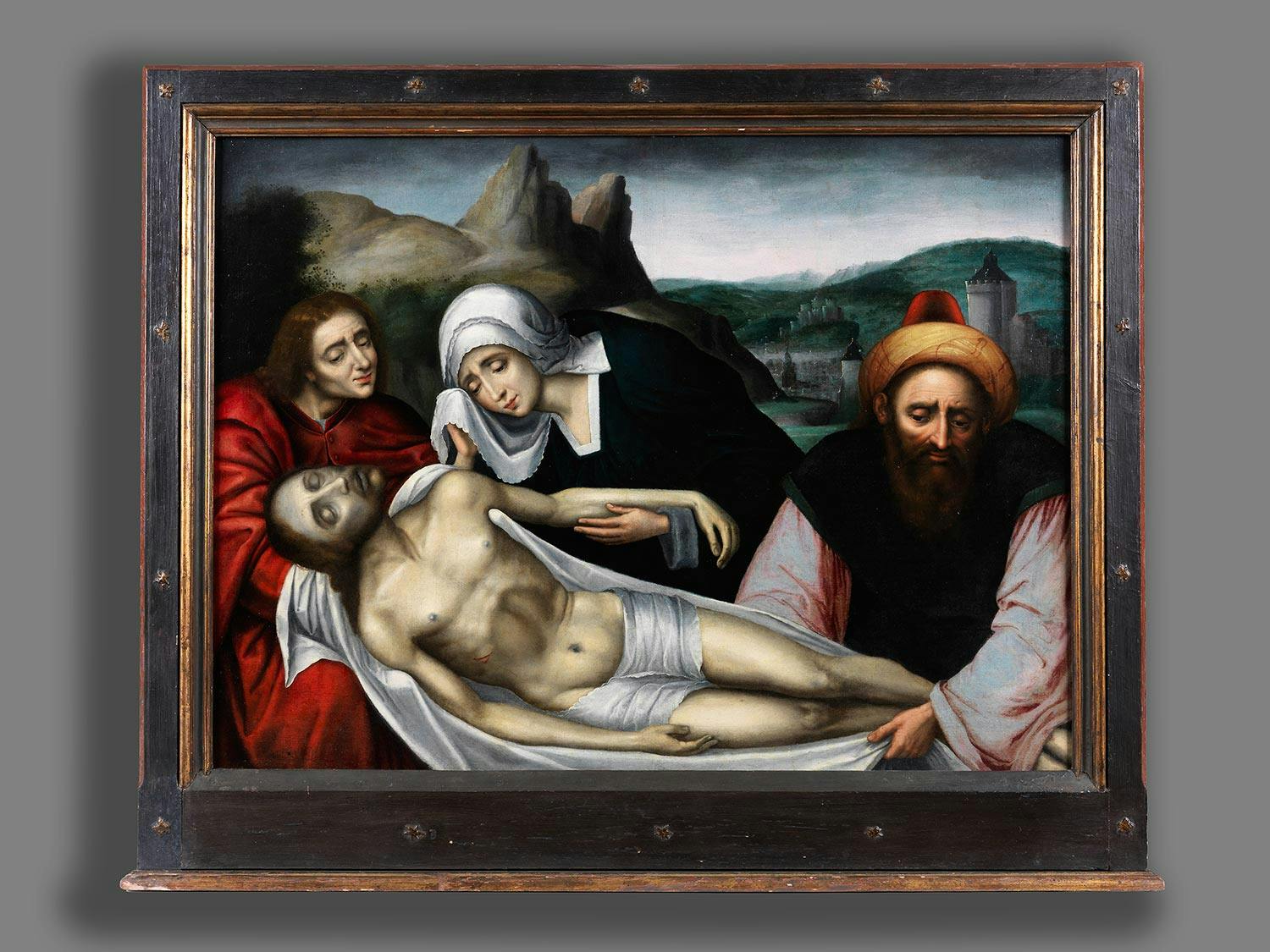 Detailabbildung: Jan Metsys, um 1510 Antwerpen – um 1575 ebenda, Werkstatt des