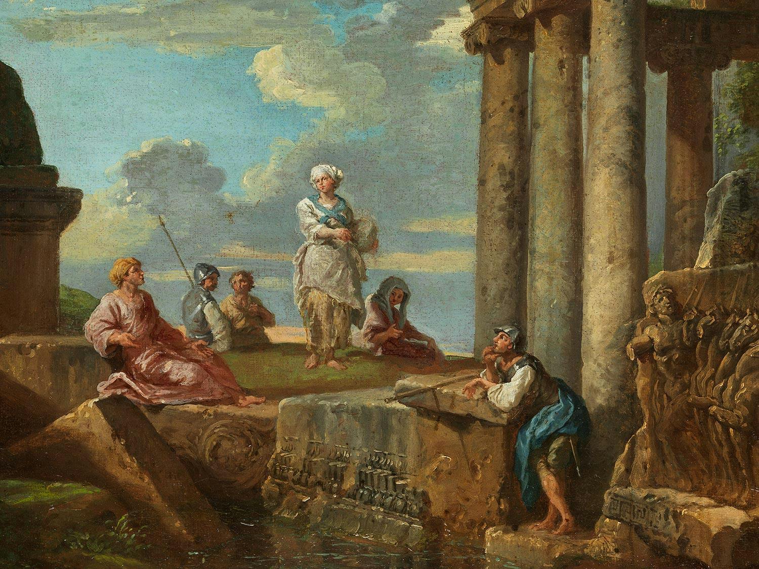 Detailabbildung: Giovanni Paolo Panini, 1691 Piacenza – 1765 Rom