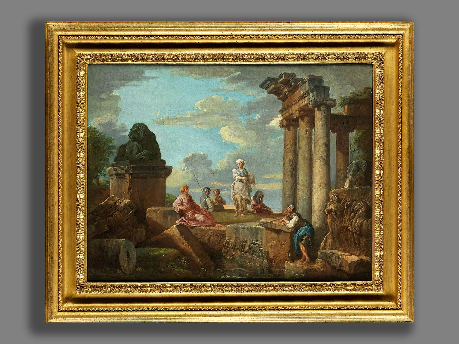 Detailabbildung: Giovanni Paolo Panini, 1691 Piacenza – 1765 Rom