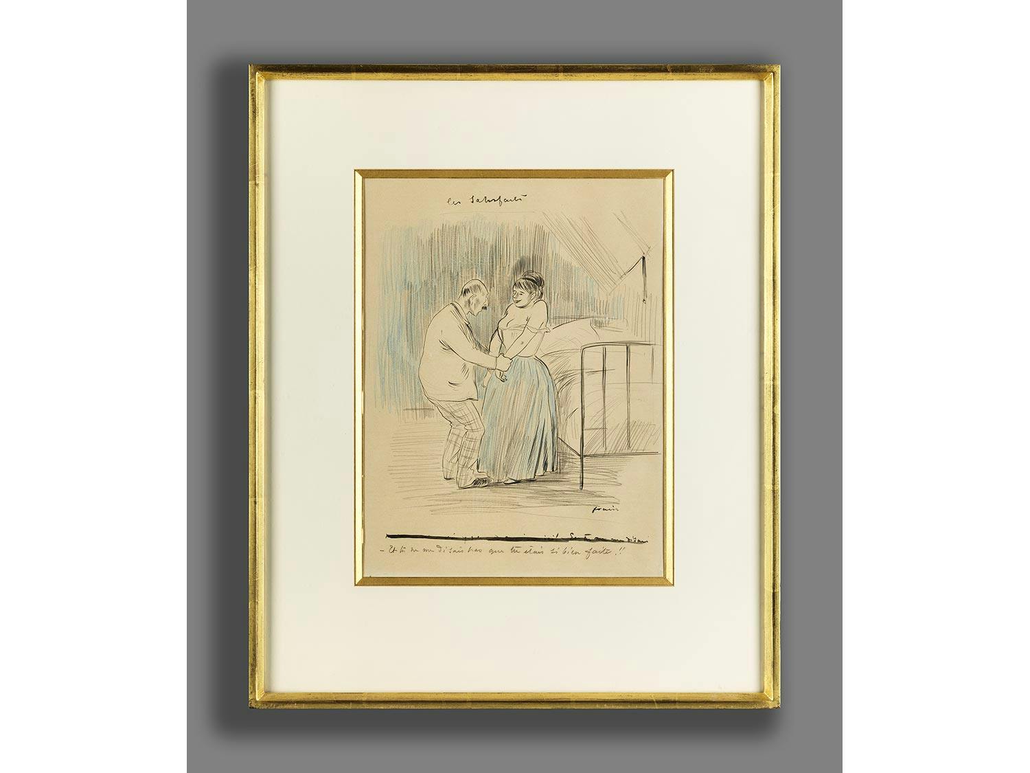 Detailabbildung: Jean-Louis Forain, 1852 Reims – 1931 Paris