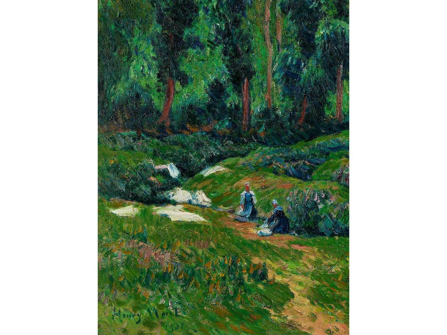 Detailabbildung: Henry Moret, 1856 Cherbourg – 1913 Paris