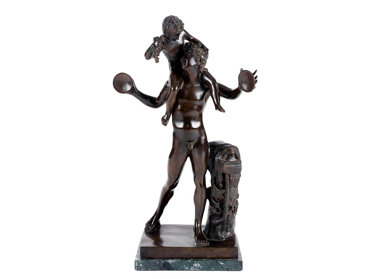 Satyr mit Bacchus