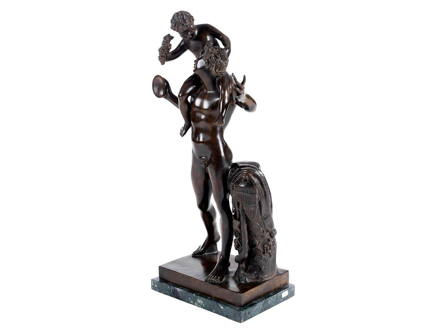 Detailabbildung: Satyr mit Bacchus