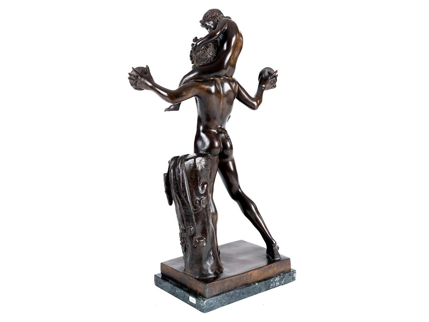 Detailabbildung: Satyr mit Bacchus