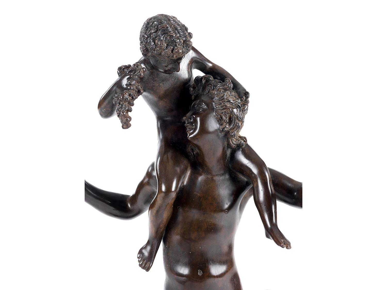 Detailabbildung: Satyr mit Bacchus