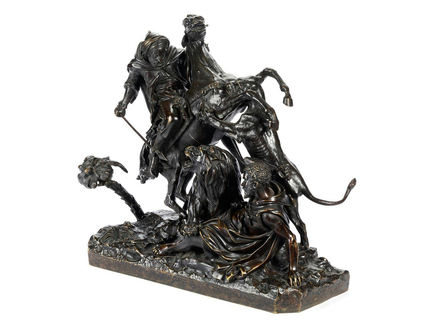 Detailabbildung: Antoine Louis Barye, 1796 Paris – 1875 ebenda, Art des