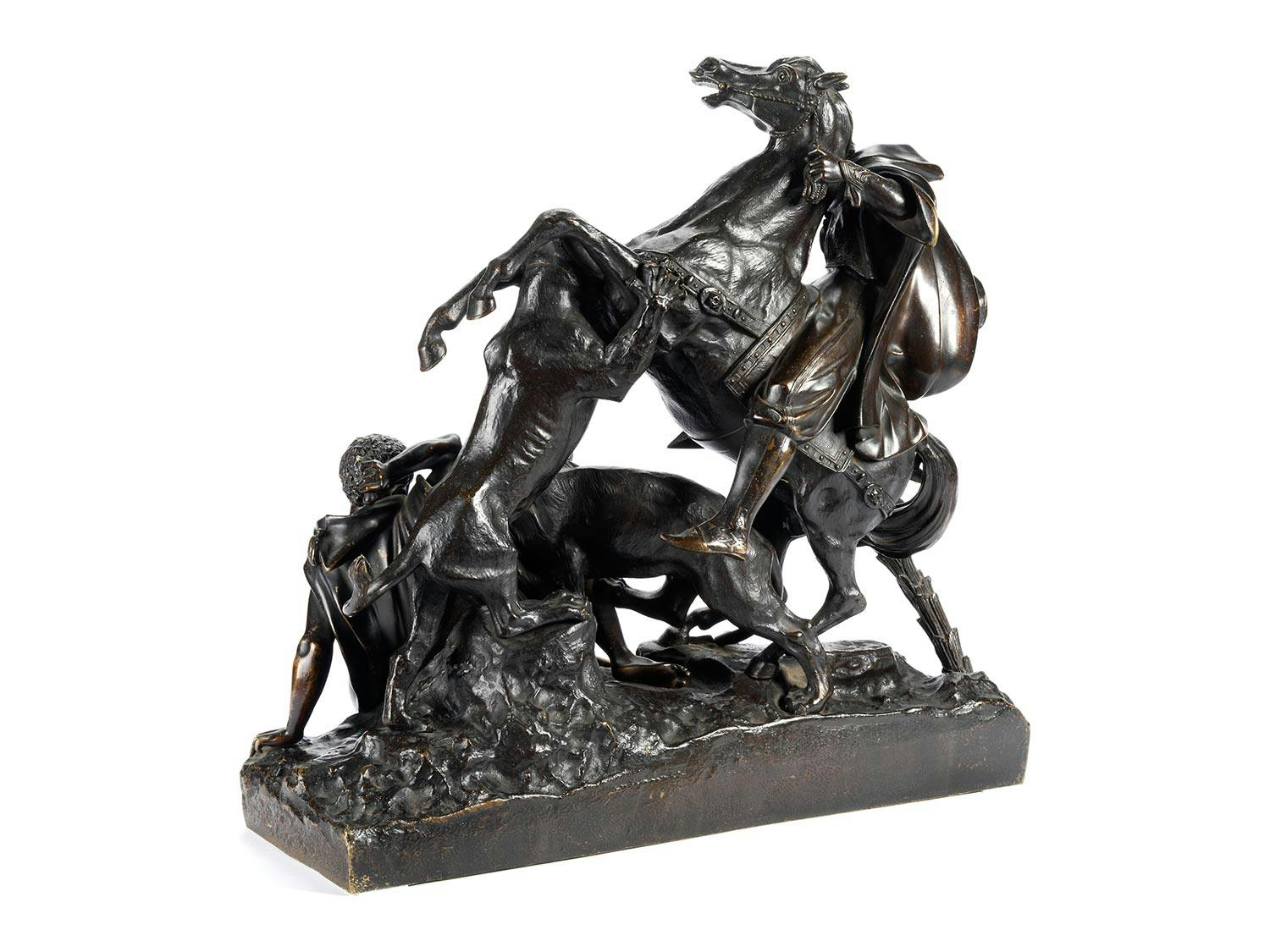 Detailabbildung: Antoine Louis Barye, 1796 Paris – 1875 ebenda, Art des