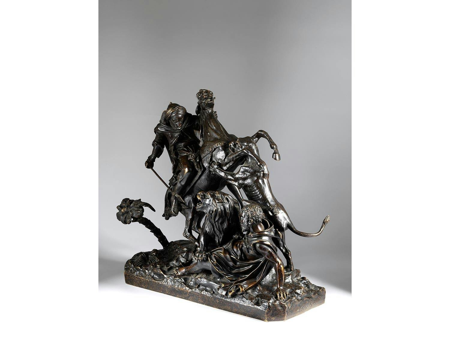 Detailabbildung: Antoine Louis Barye, 1796 Paris – 1875 ebenda, Art des