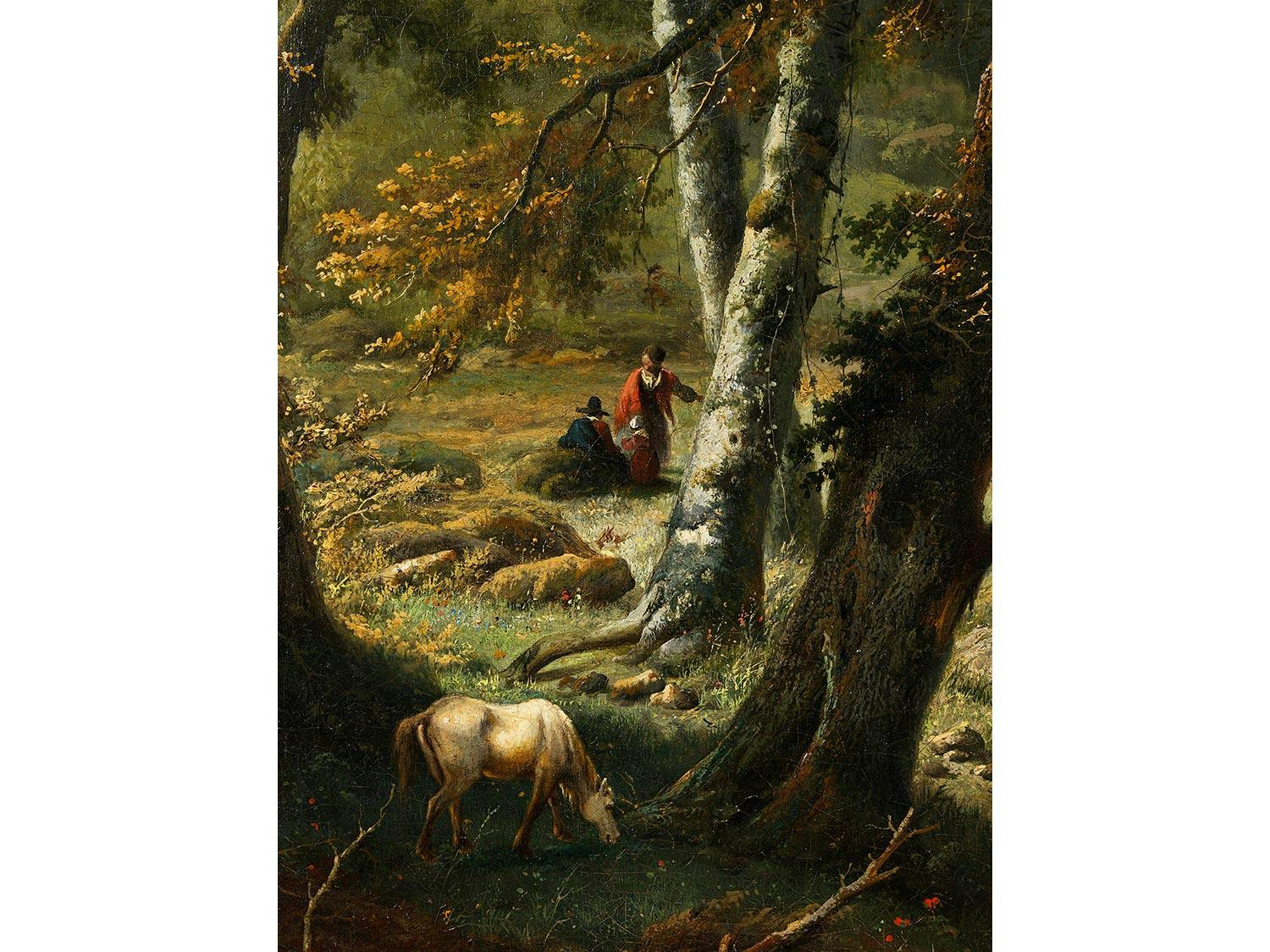 Detailabbildung: Willem Bodemann (1806 – 1880) und Eugène Verboeckhoven (1798/99 – 1881)