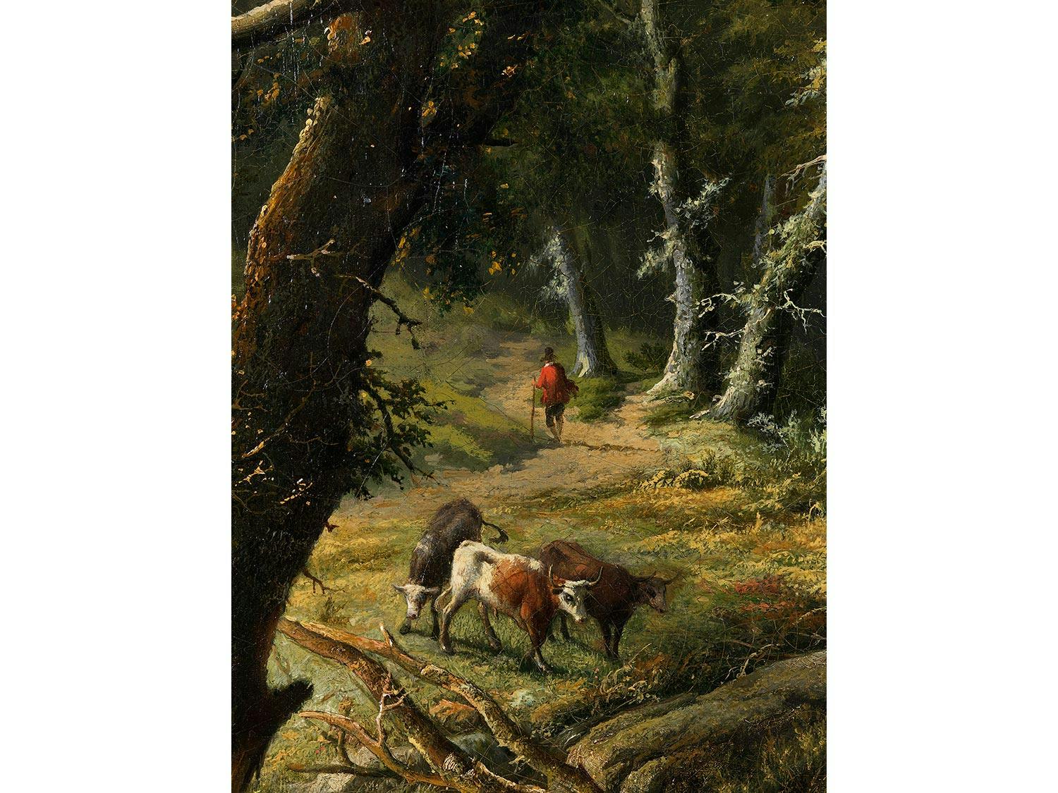 Detailabbildung: Willem Bodemann (1806 – 1880) und Eugène Verboeckhoven (1798/99 – 1881)