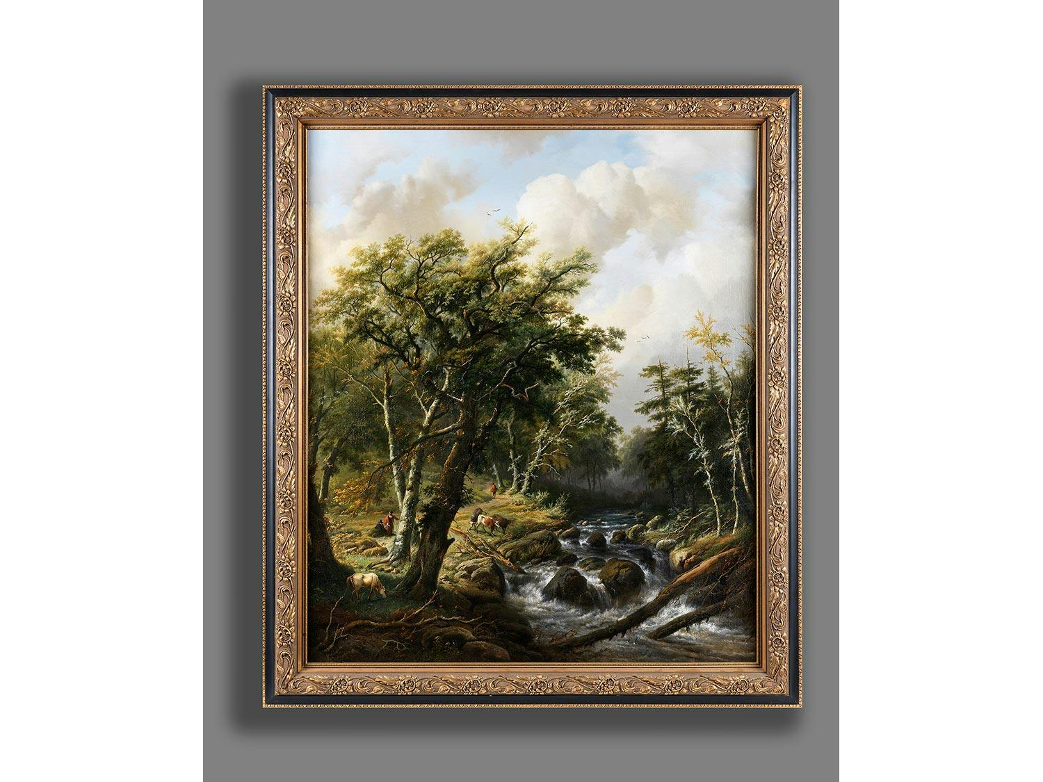 Detailabbildung: Willem Bodemann (1806 – 1880) und Eugène Verboeckhoven (1798/99 – 1881)