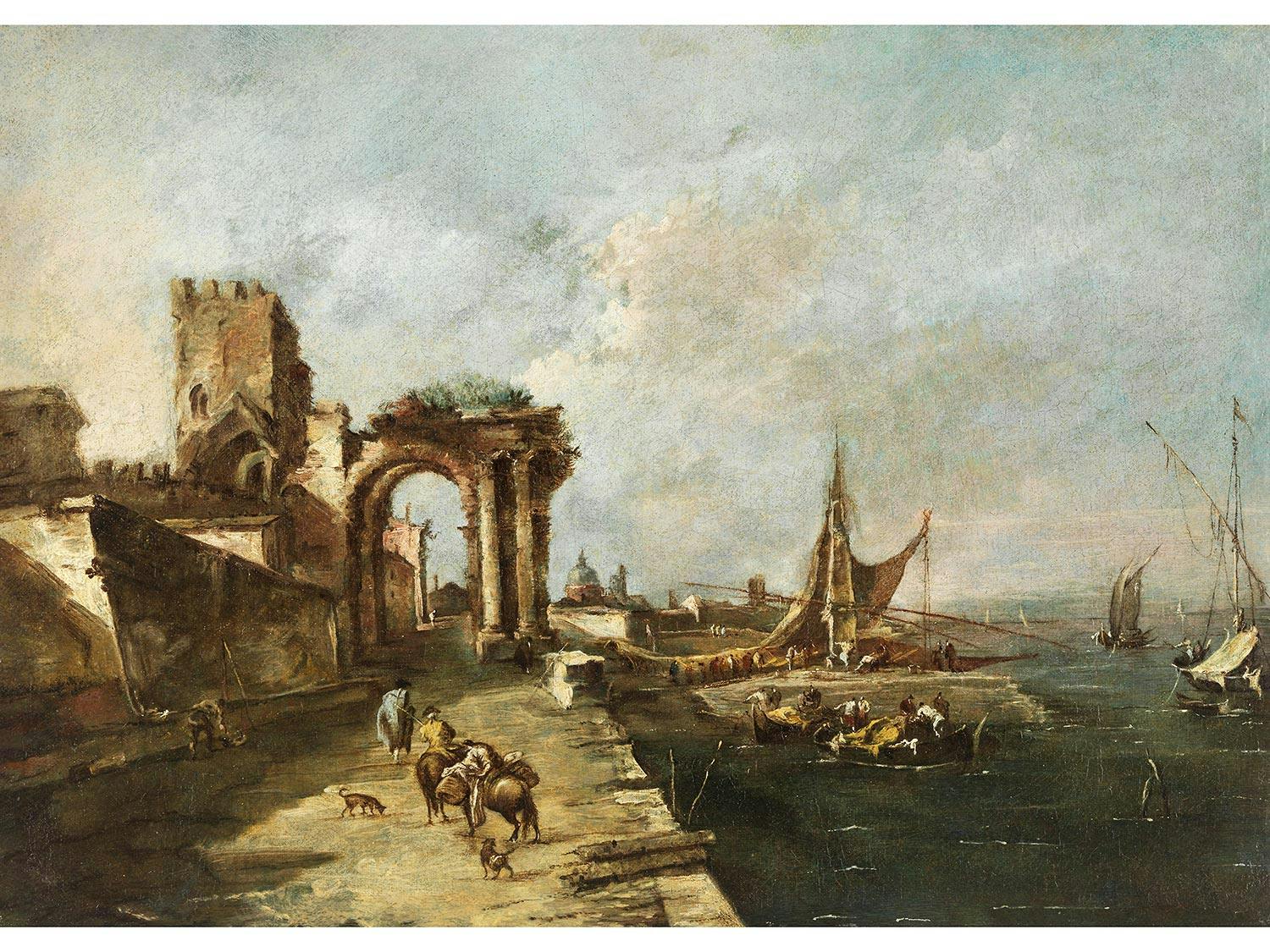 Detailabbildung: Francesco Guardi, 1712 Venedig – 1793 ebenda