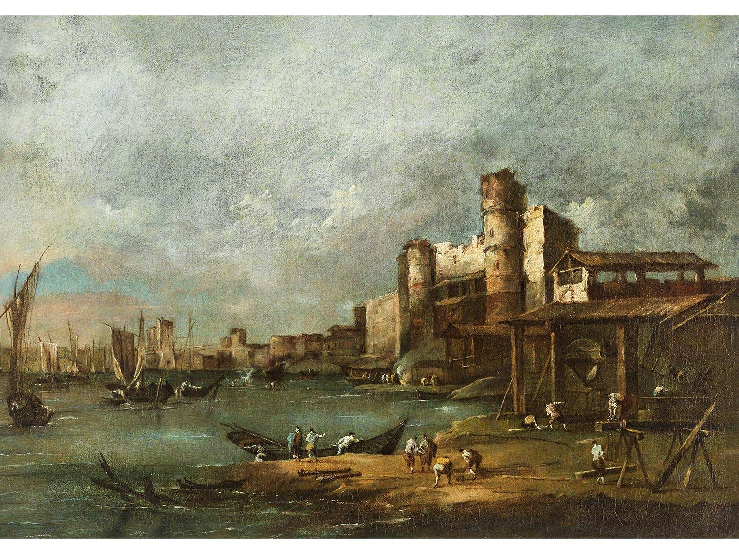 Detailabbildung: Francesco Guardi, 1712 Venedig – 1793 ebenda