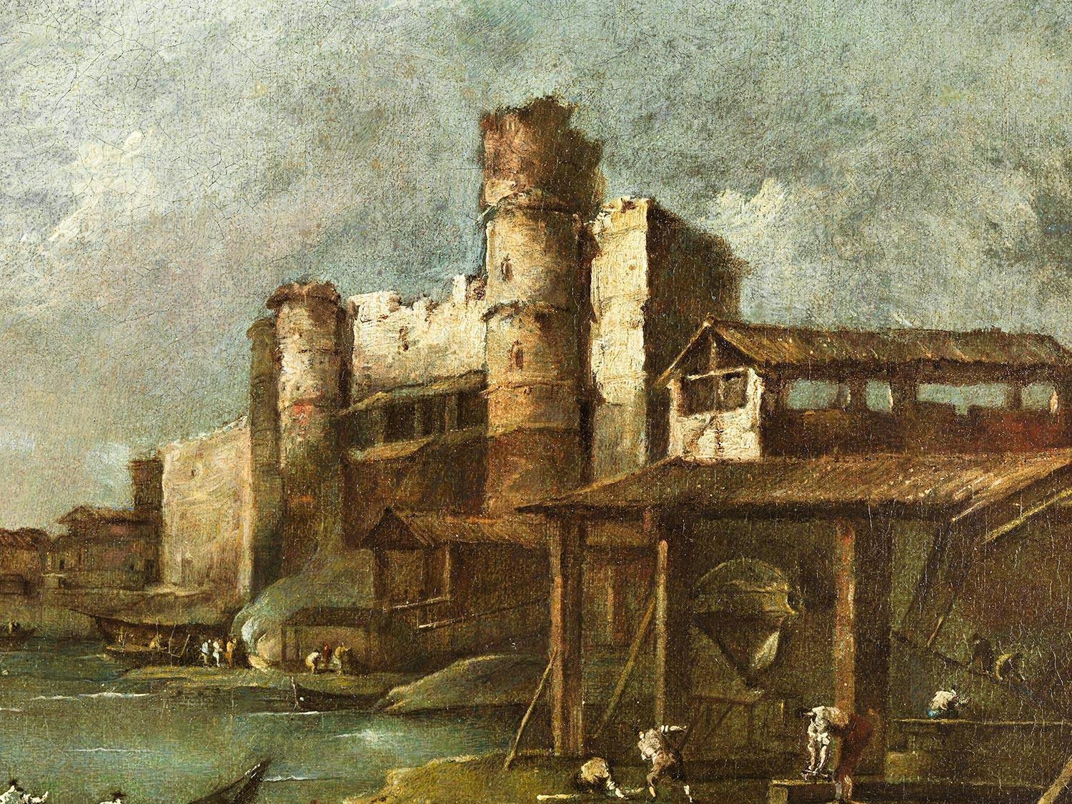 Detailabbildung: Francesco Guardi, 1712 Venedig – 1793 ebenda