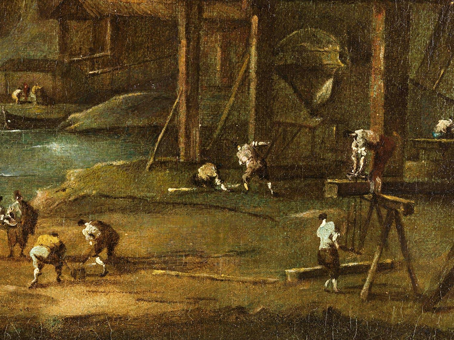 Detailabbildung: Francesco Guardi, 1712 Venedig – 1793 ebenda