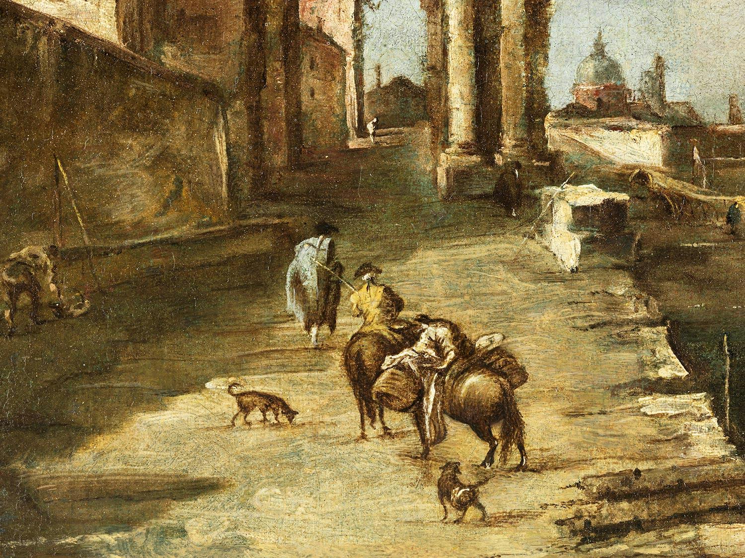 Detailabbildung: Francesco Guardi, 1712 Venedig – 1793 ebenda