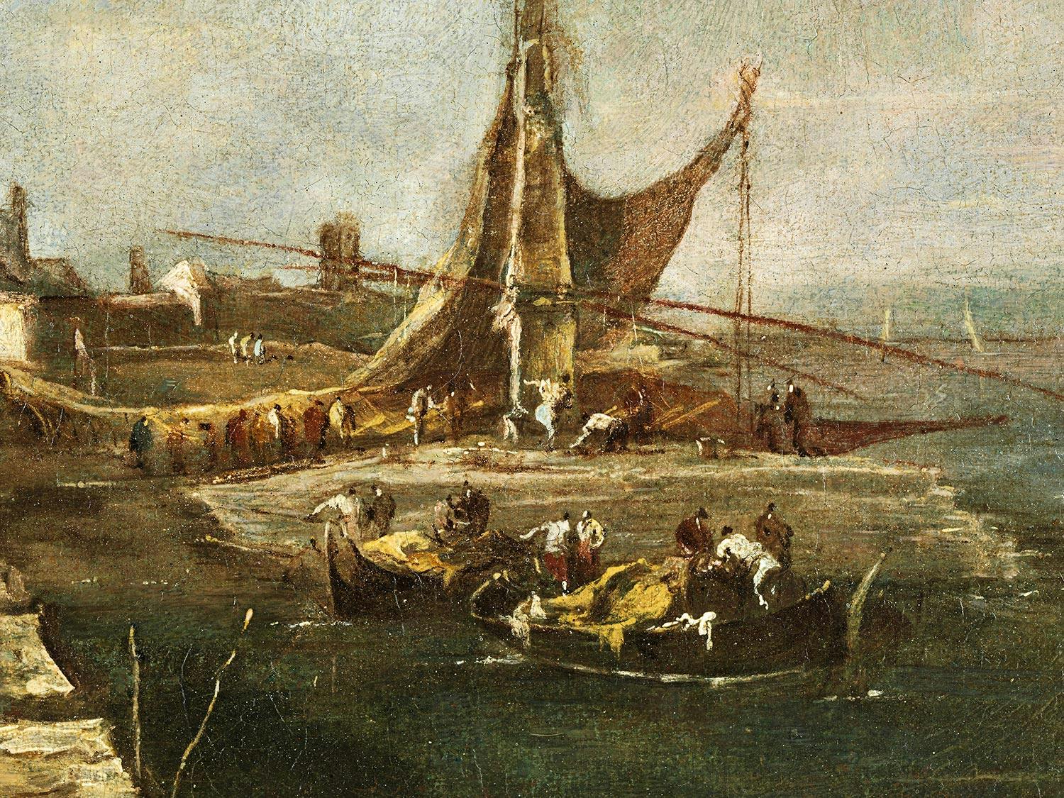 Detailabbildung: Francesco Guardi, 1712 Venedig – 1793 ebenda