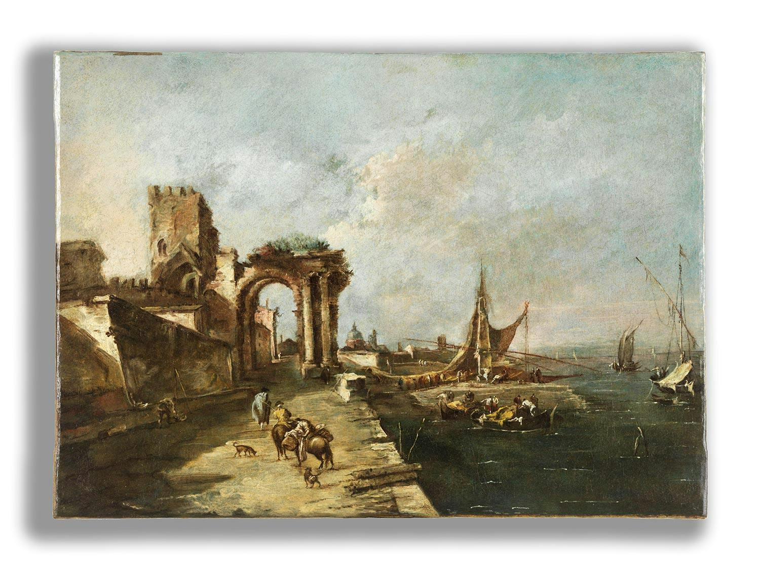 Detailabbildung: Francesco Guardi, 1712 Venedig – 1793 ebenda