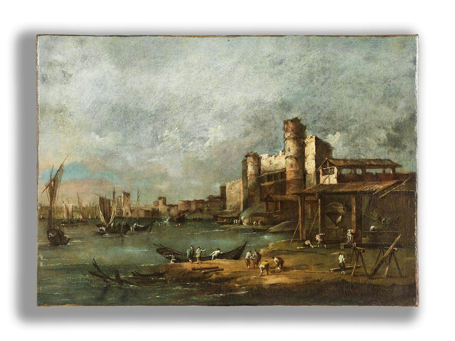 Detailabbildung: Francesco Guardi, 1712 Venedig – 1793 ebenda