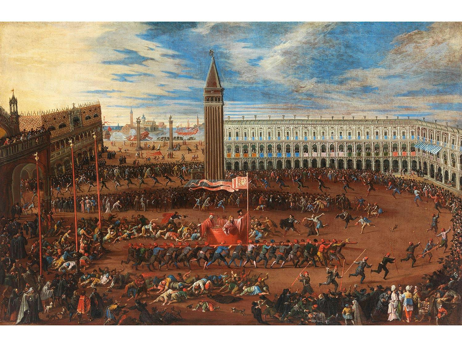 Detailabbildung: Josef Heintz d. J., um 1600 Augsburg – um 1678 Venedig, eines mit Werkstatt