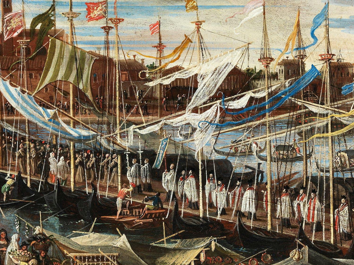 Detailabbildung: Josef Heintz d. J., um 1600 Augsburg – um 1678 Venedig, eines mit Werkstatt