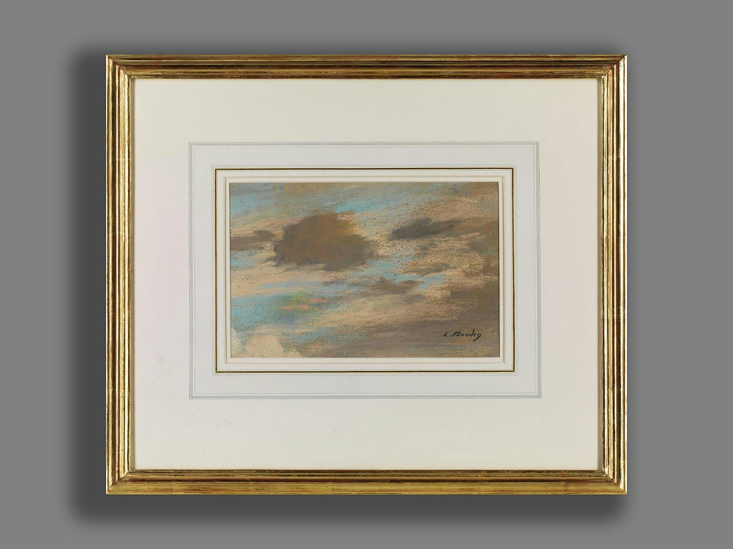 Detailabbildung: Eugène Boudin, 1824 Honfleur – 1898 Deauville,