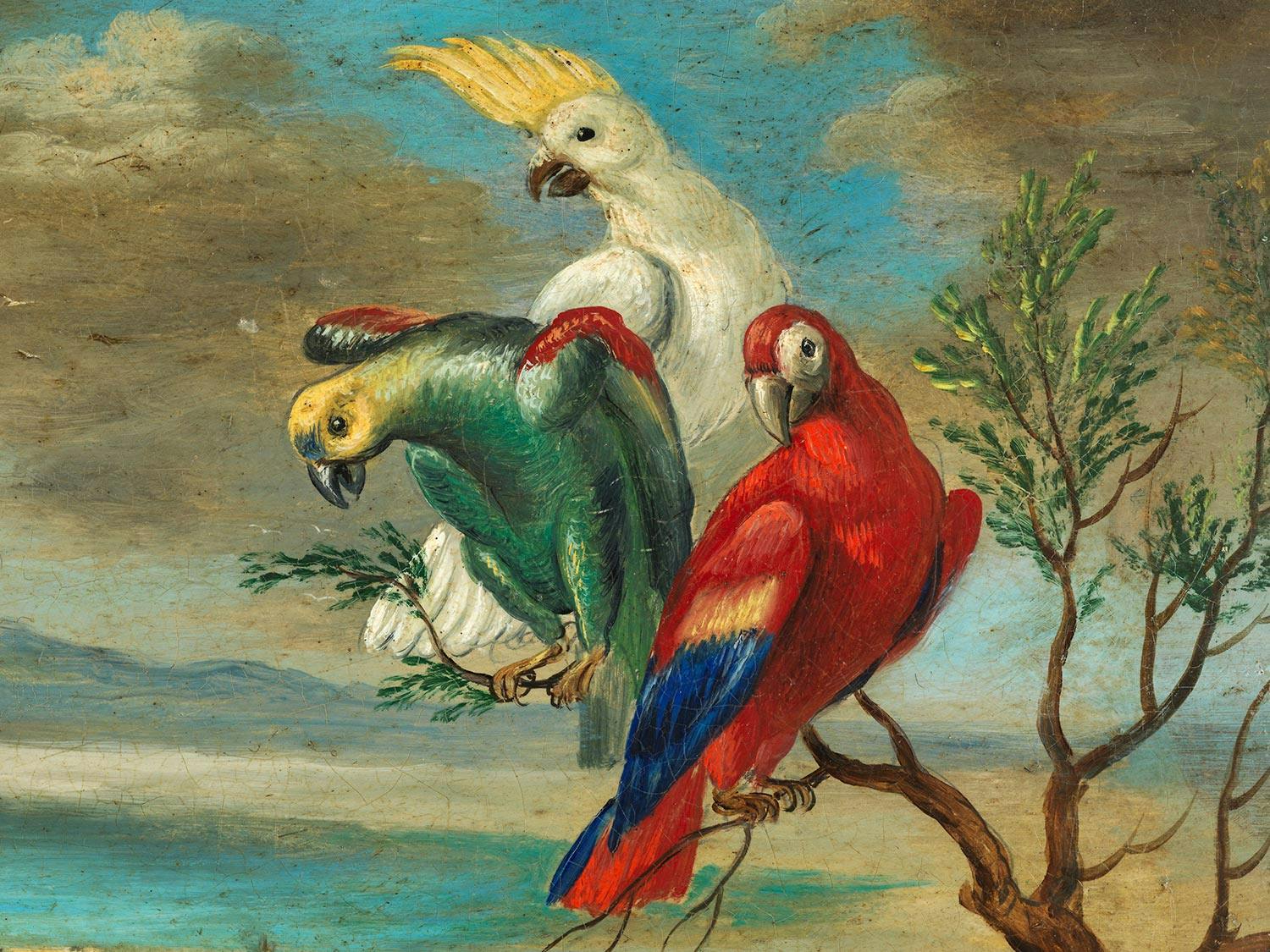 Detailabbildung: Jan van Kessel d. Ä., um 1626 – 1679, zug./ Nachfolge des