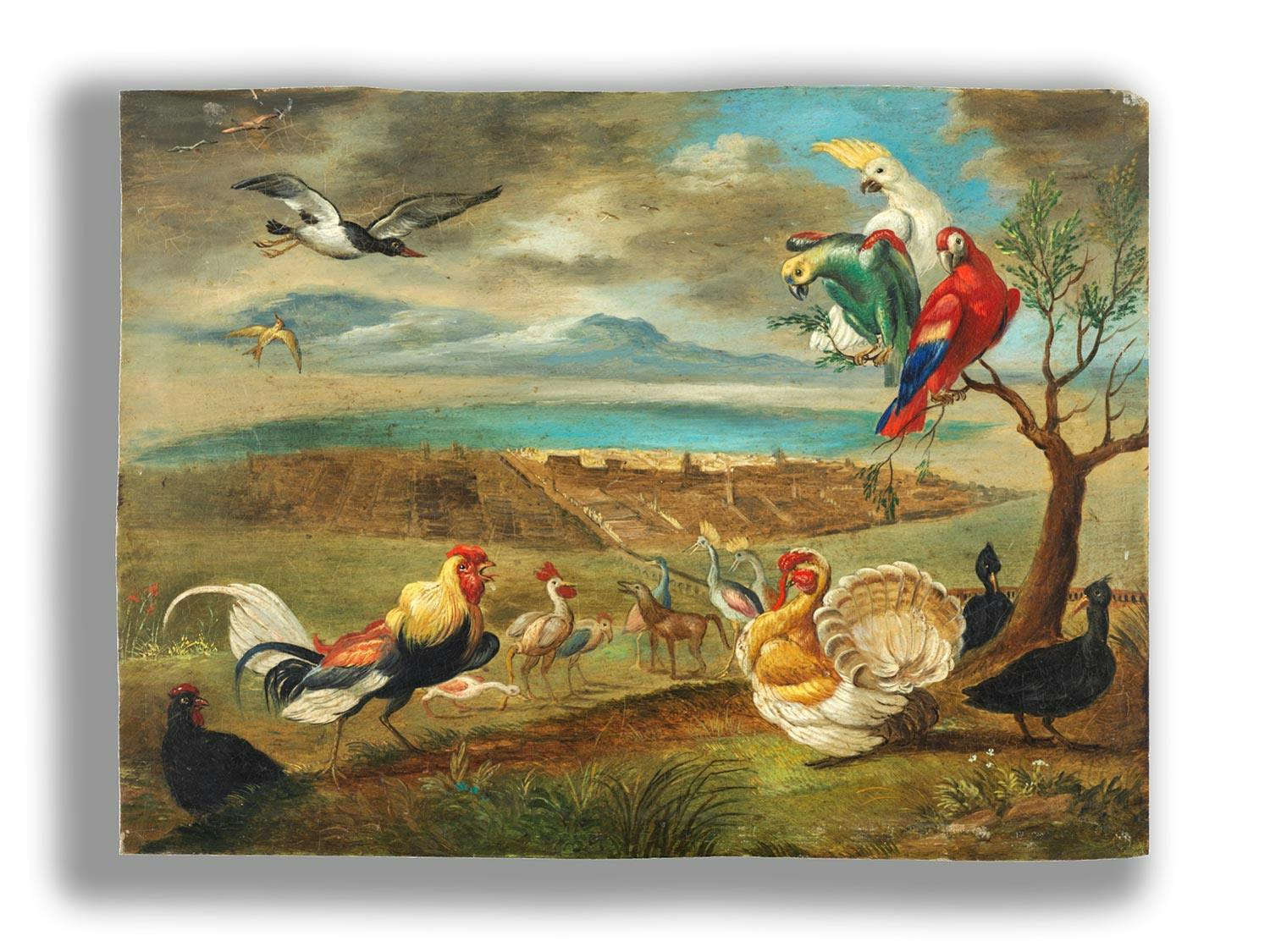 Detailabbildung: Jan van Kessel d. Ä., um 1626 – 1679, zug./ Nachfolge des