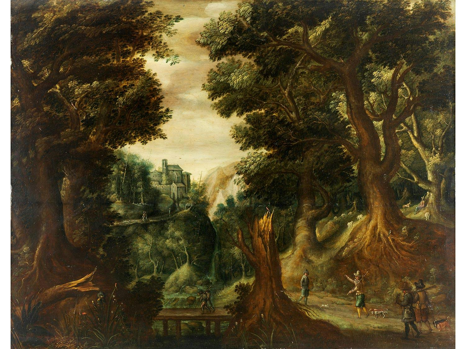 Detailabbildung: Gillis van Coninxloo II, 1544 Antwerpen – 1607 Amsterdam, Kreis des