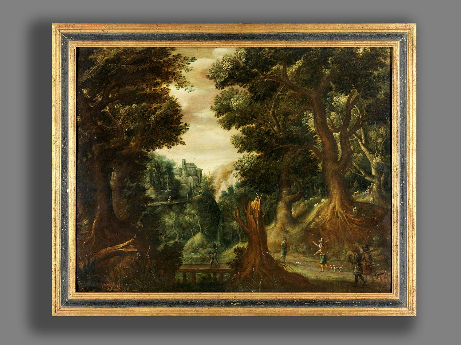 Detailabbildung: Gillis van Coninxloo II, 1544 Antwerpen – 1607 Amsterdam, Kreis des
