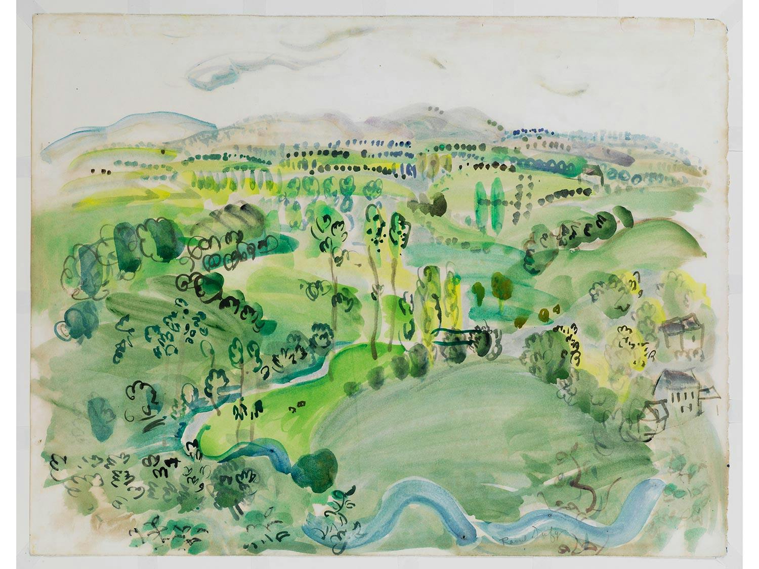Detailabbildung: Raoul Dufy, 1877 Le Havre – 1953 Forcalquier