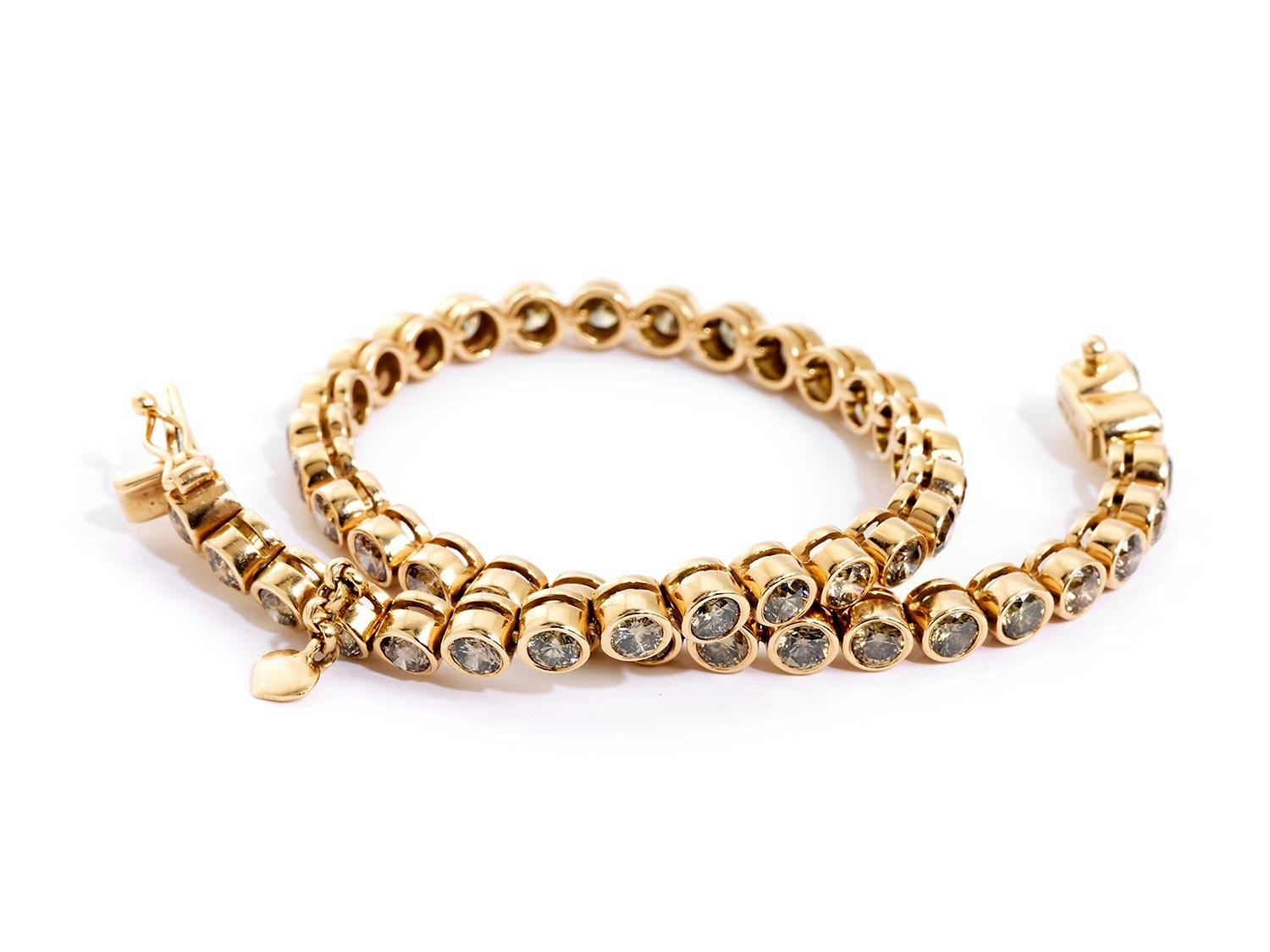 Detailabbildung: Rivière-Armband mit farbigen Diamanten von Wempe by Kim