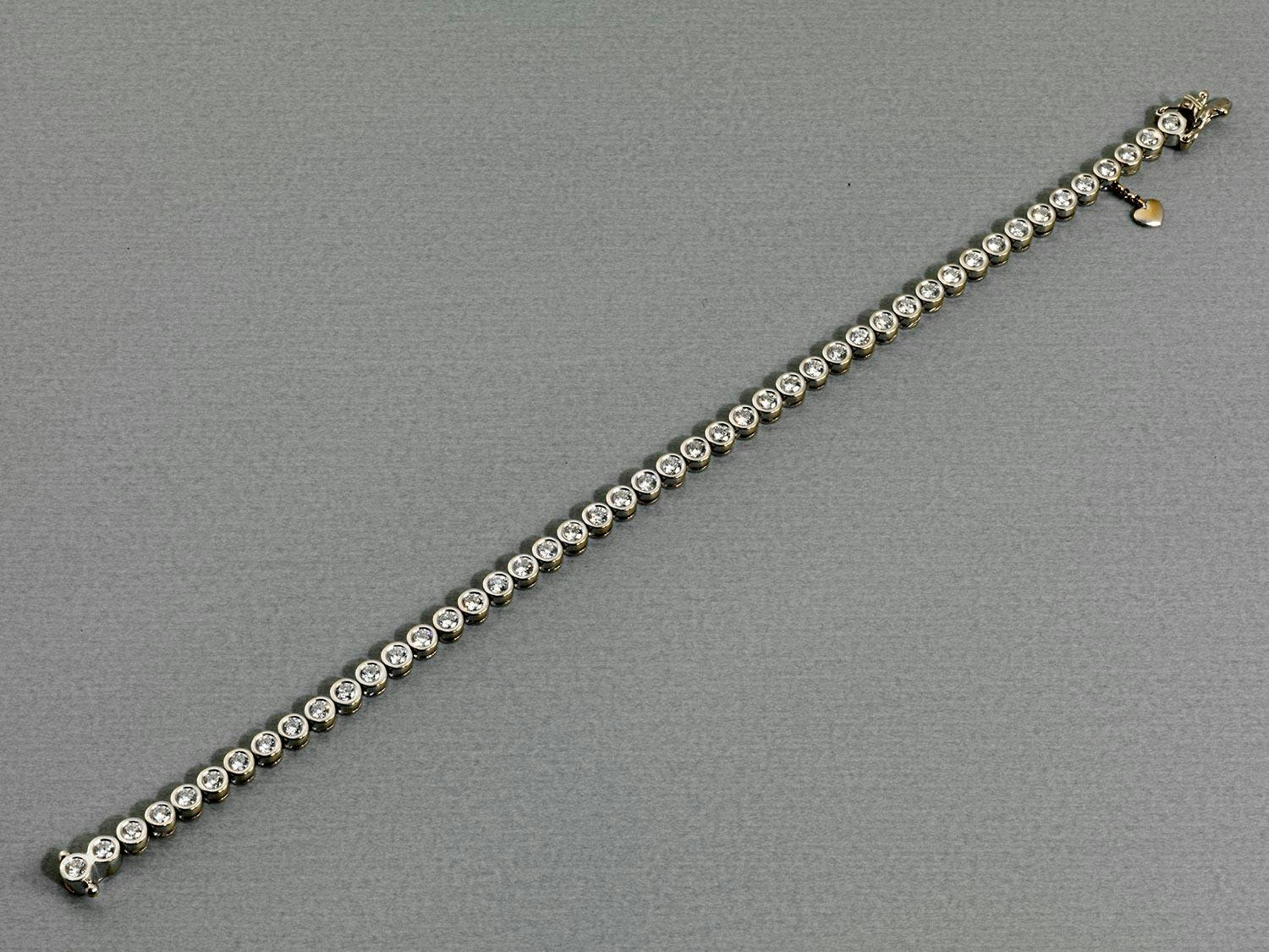 Rivière-Weißgold-Brillantarmband von Wempe by Kim