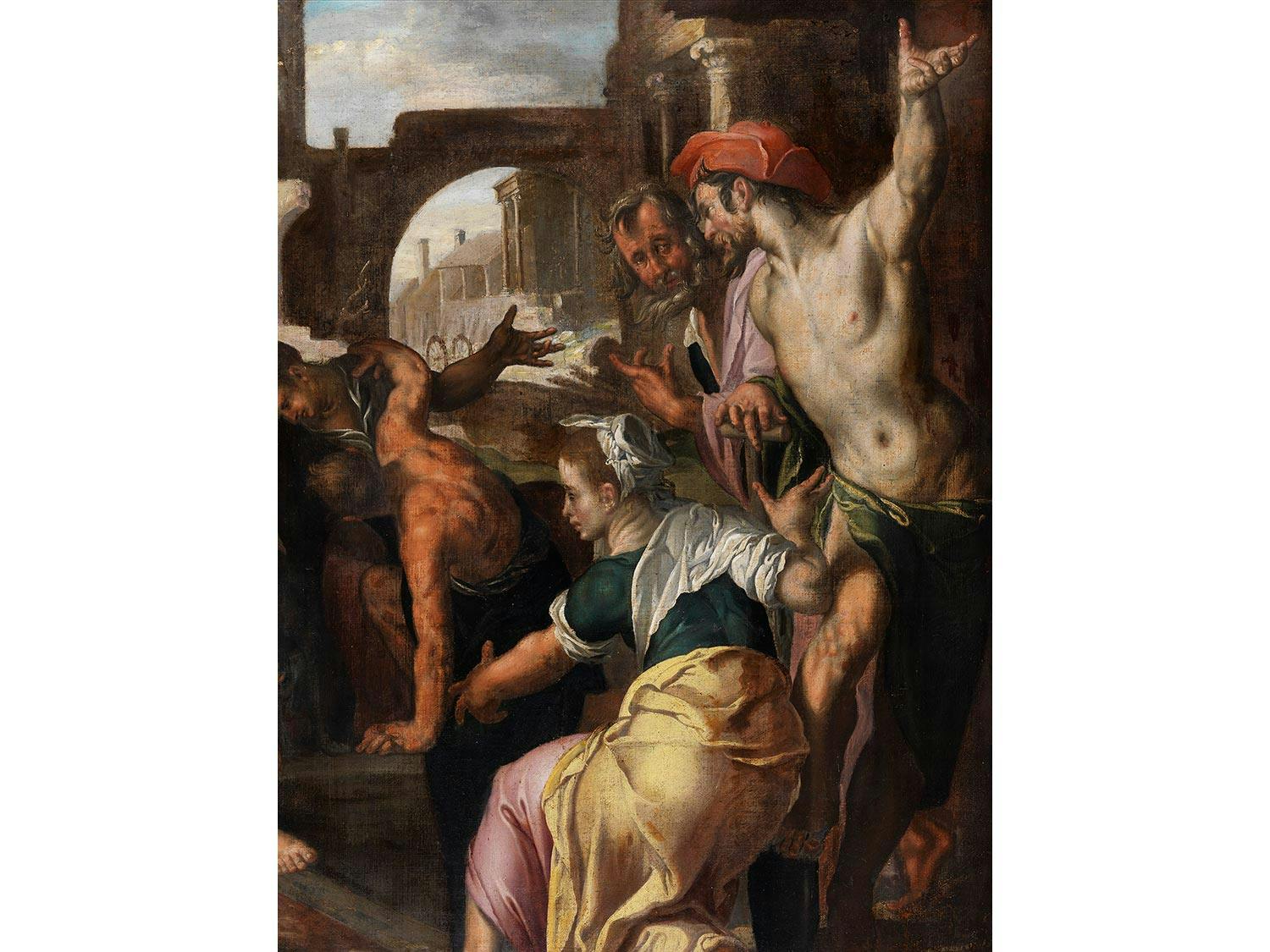 Detailabbildung: Joachim Antonisz Wtewael, um 1566 Utrecht – um 1638 ebenda, Werkstatt des