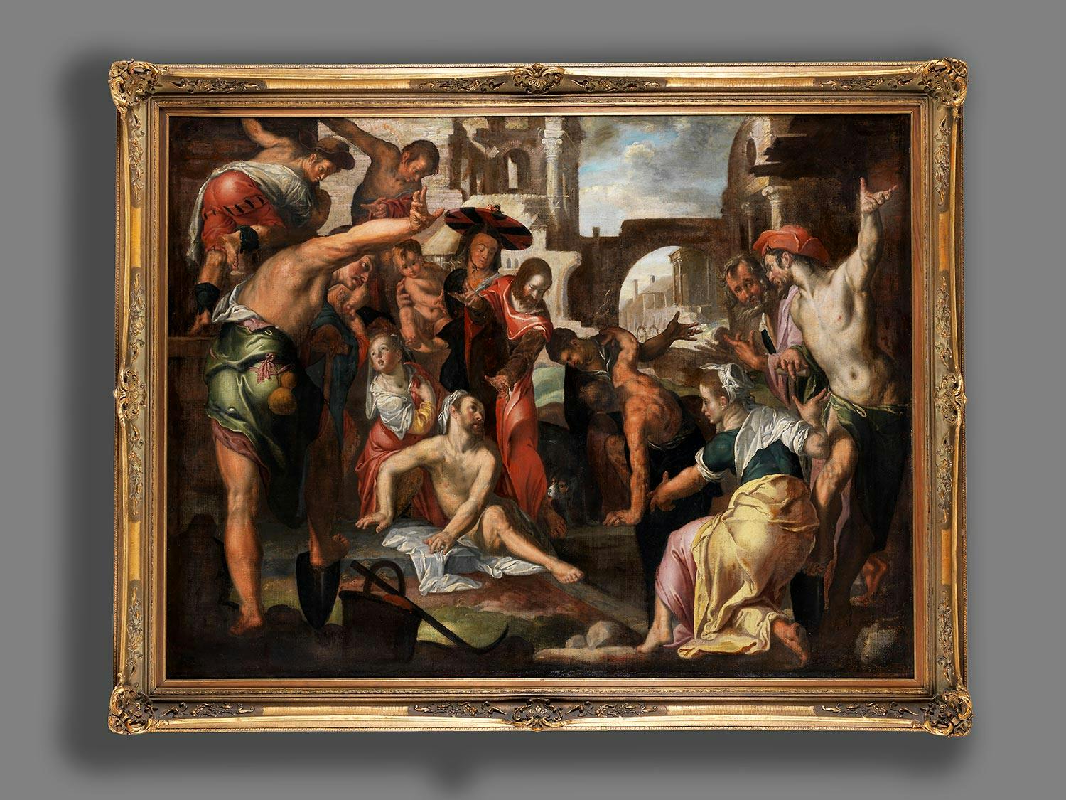Detailabbildung: Joachim Antonisz Wtewael, um 1566 Utrecht – um 1638 ebenda, Werkstatt des