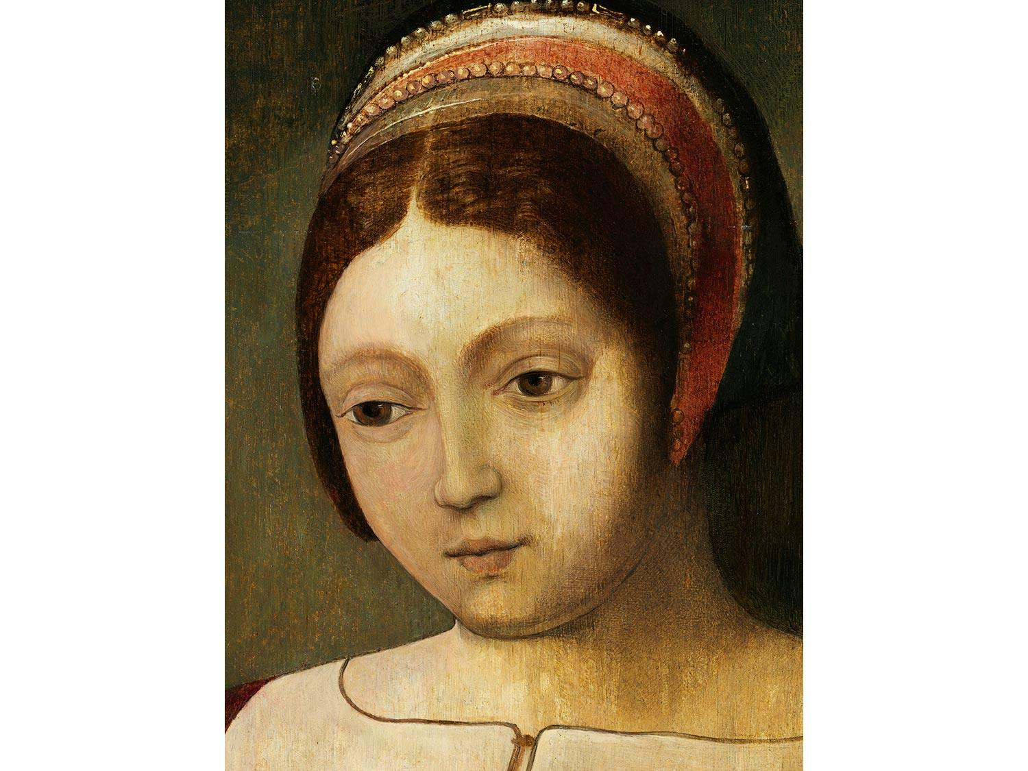 Detailabbildung: Master of the female half-lengths, Antwerpen, 16. Jahrhundert, zug.