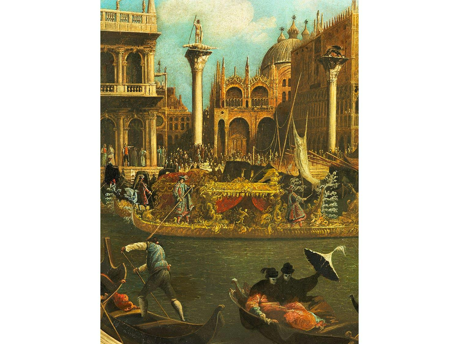 Detailabbildung: Giovanni Antonio Canal, 1697 Venedig – 1768 ebenda, Kreis des