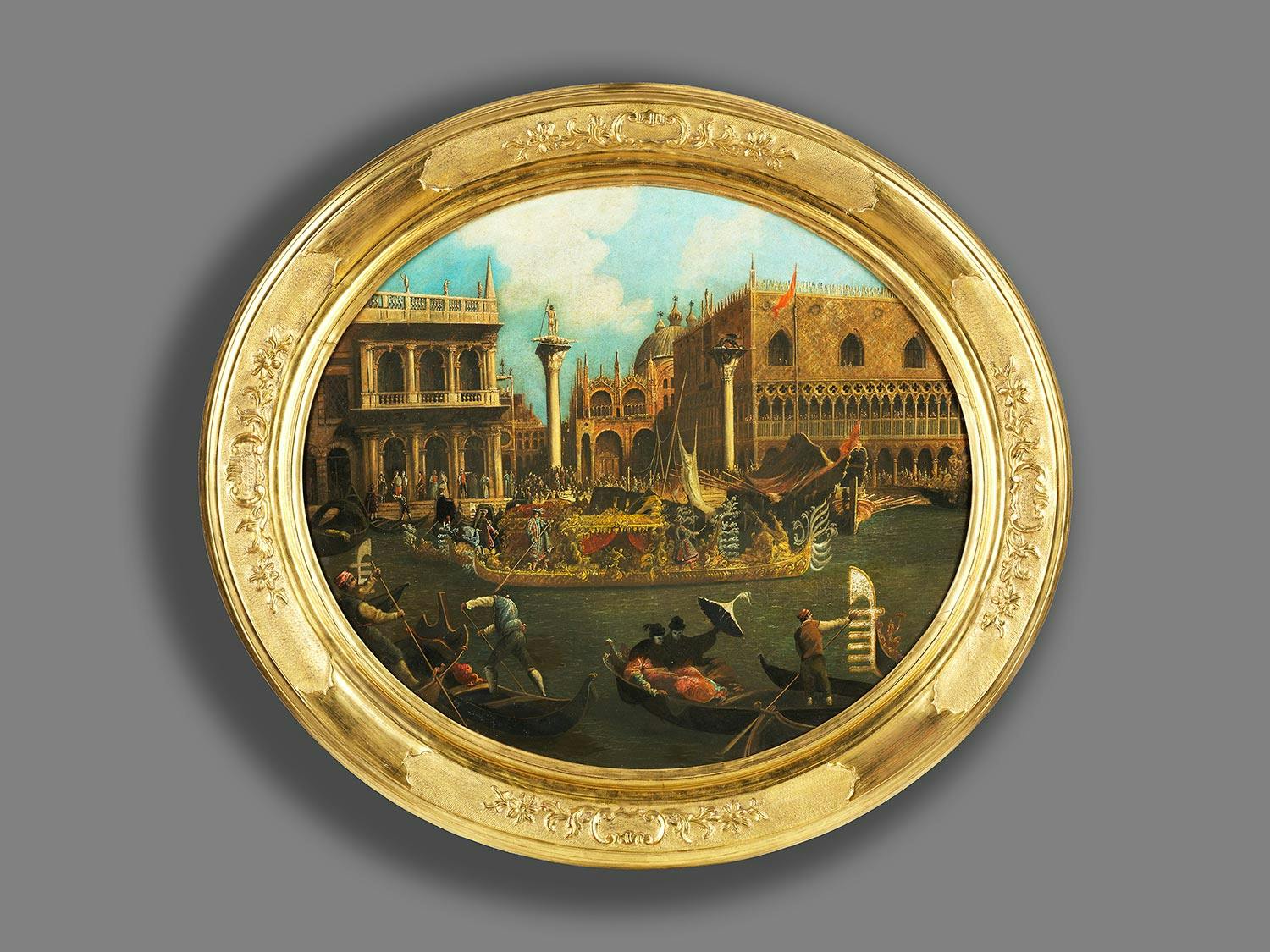 Detailabbildung: Giovanni Antonio Canal, 1697 Venedig – 1768 ebenda, Kreis des