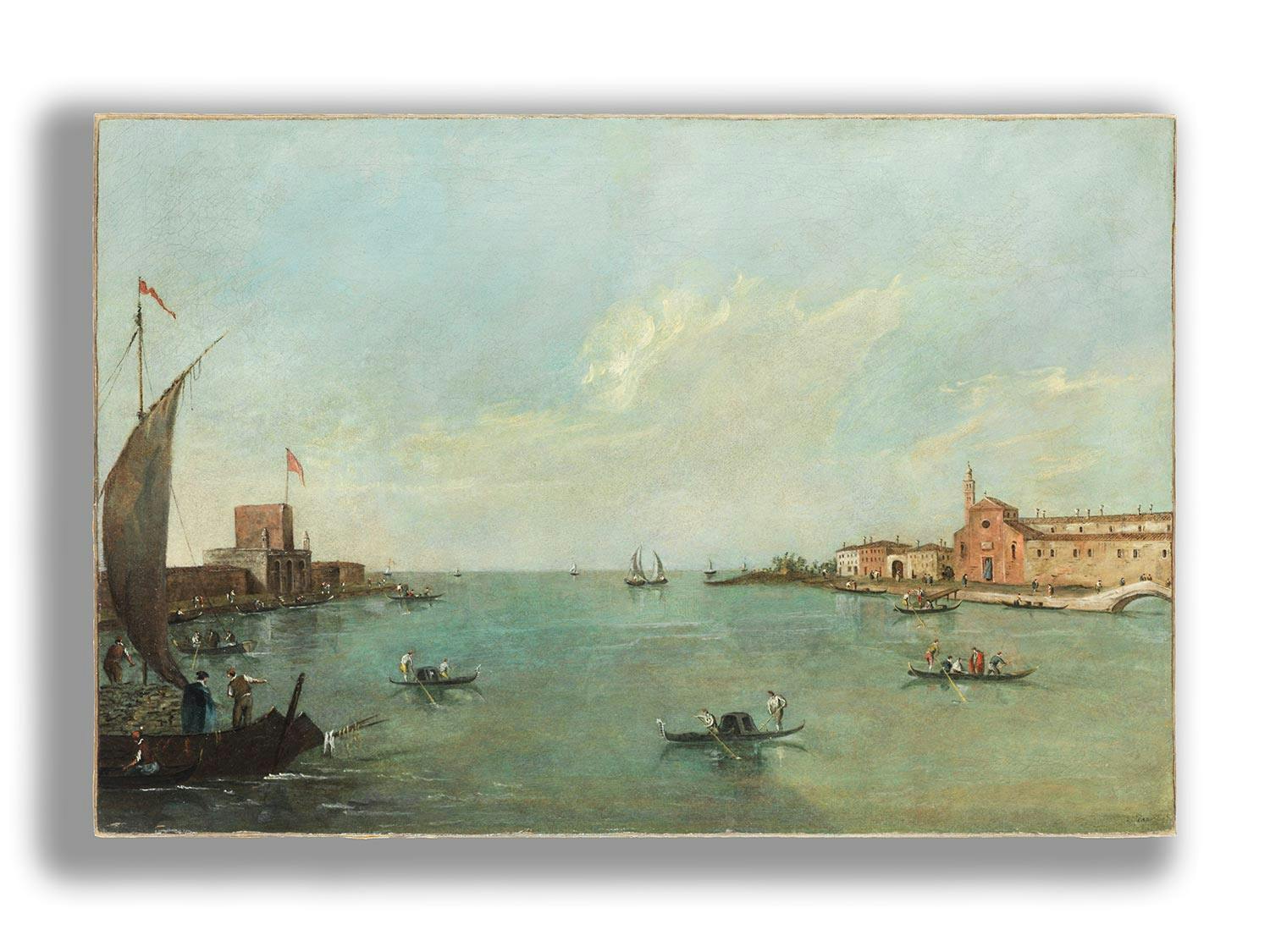 Detailabbildung: Giacomo Guardi, 1764 Venedig – 1835 ebenda