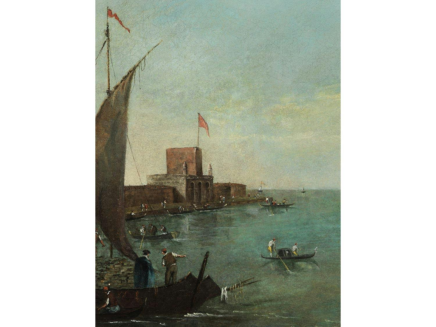 Detailabbildung: Giacomo Guardi, 1764 Venedig – 1835 ebenda