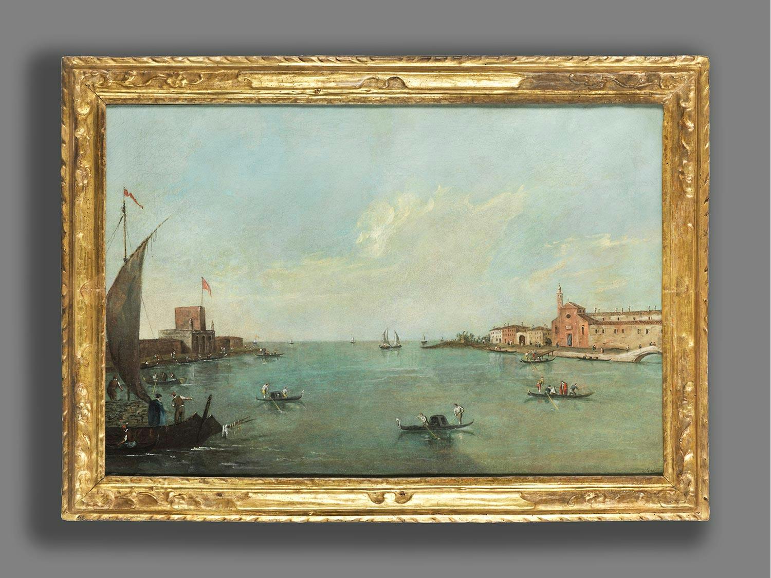Detailabbildung: Giacomo Guardi, 1764 Venedig – 1835 ebenda