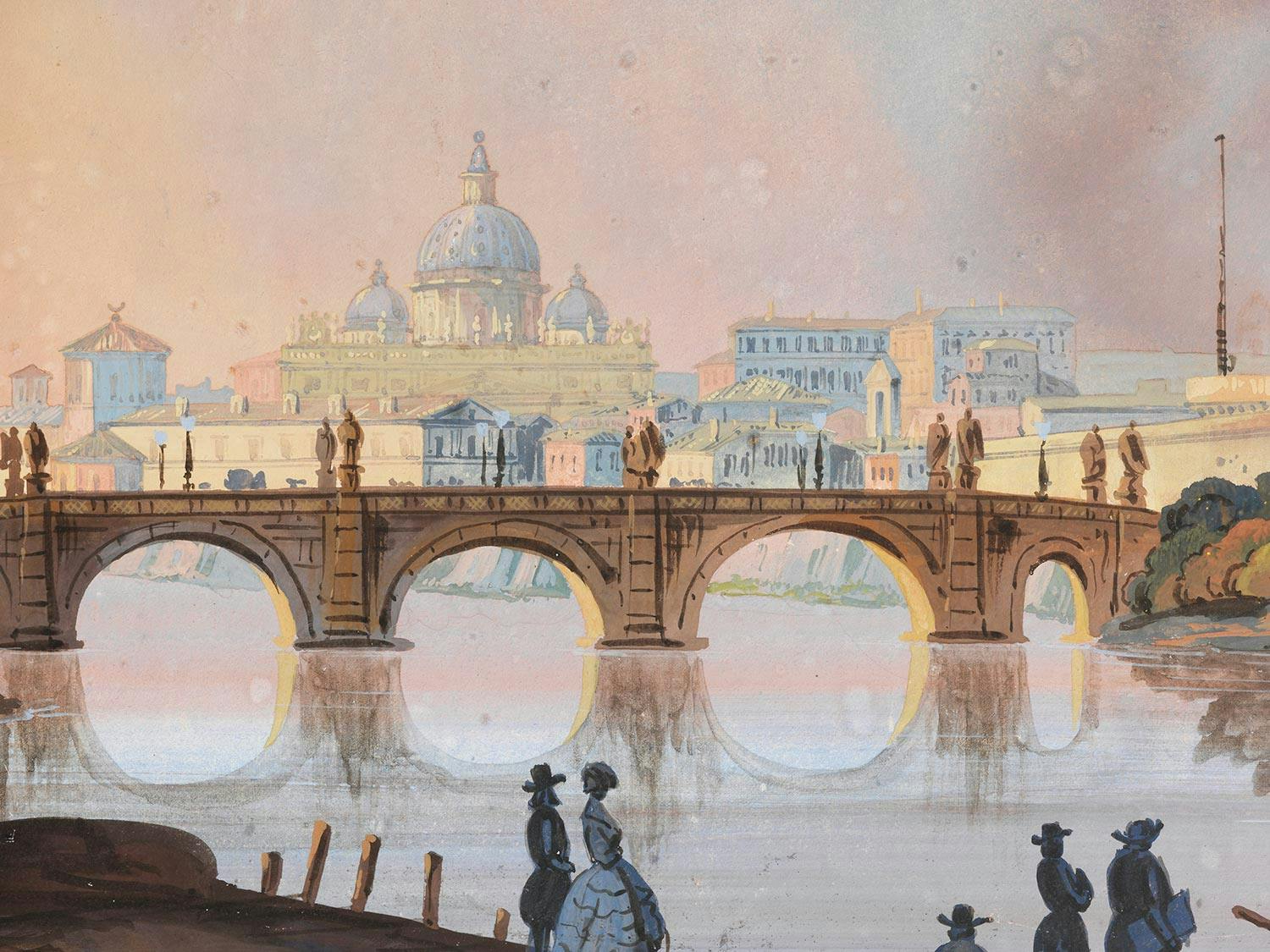Detailabbildung: Ippolito Caffi, 1809 Belluno – 1866 bei Lissa, Schule/ Nachfolge des