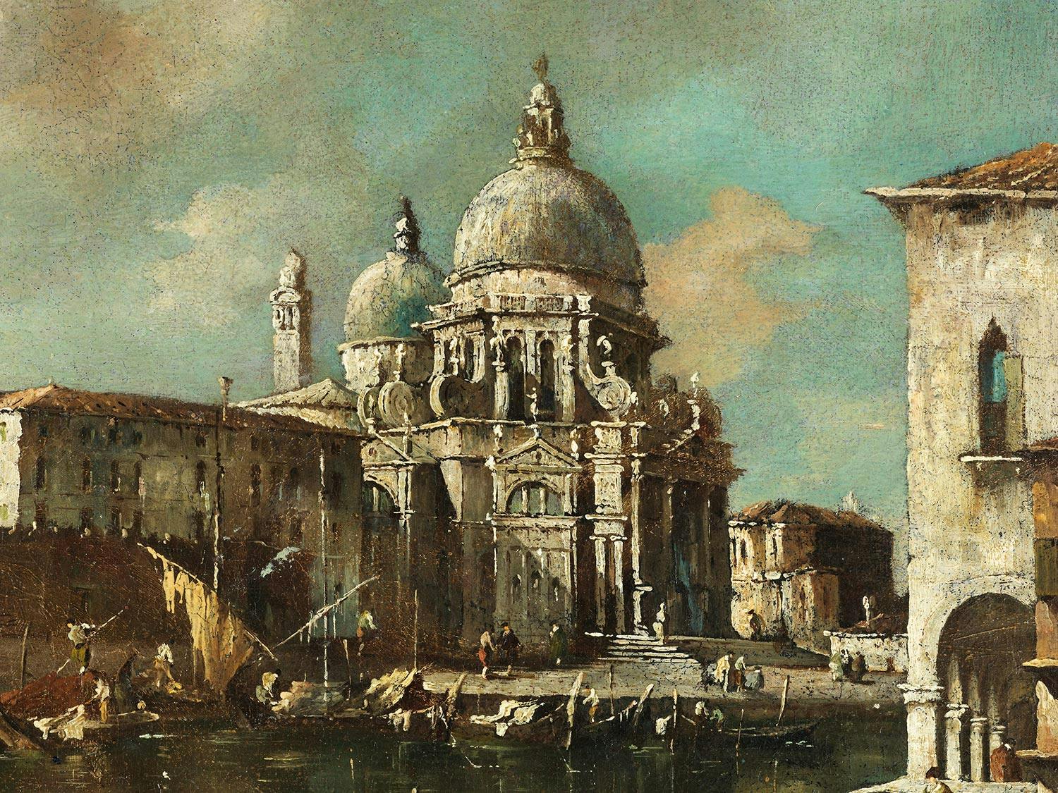 Detailabbildung: Francesco Guardi, 1712 Venedig – 1793 ebenda, zug./ Kreis des