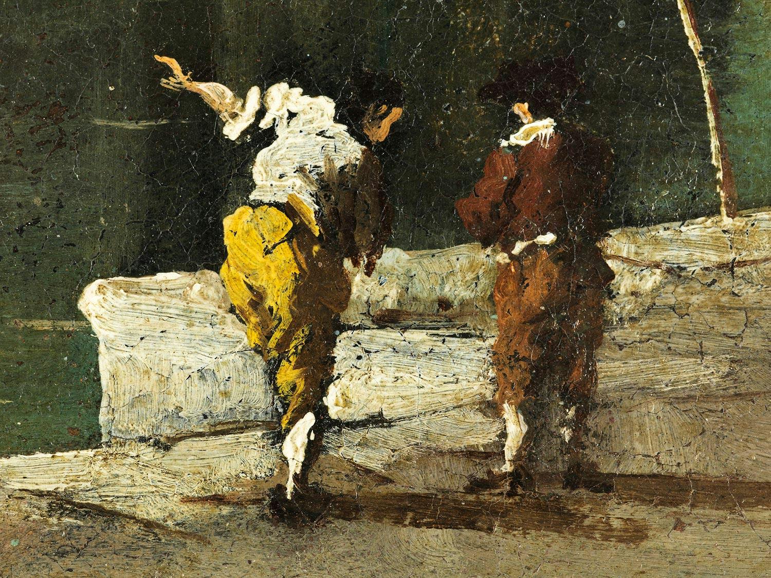 Detailabbildung: Francesco Guardi, 1712 Venedig – 1793 ebenda, zug./ Kreis des