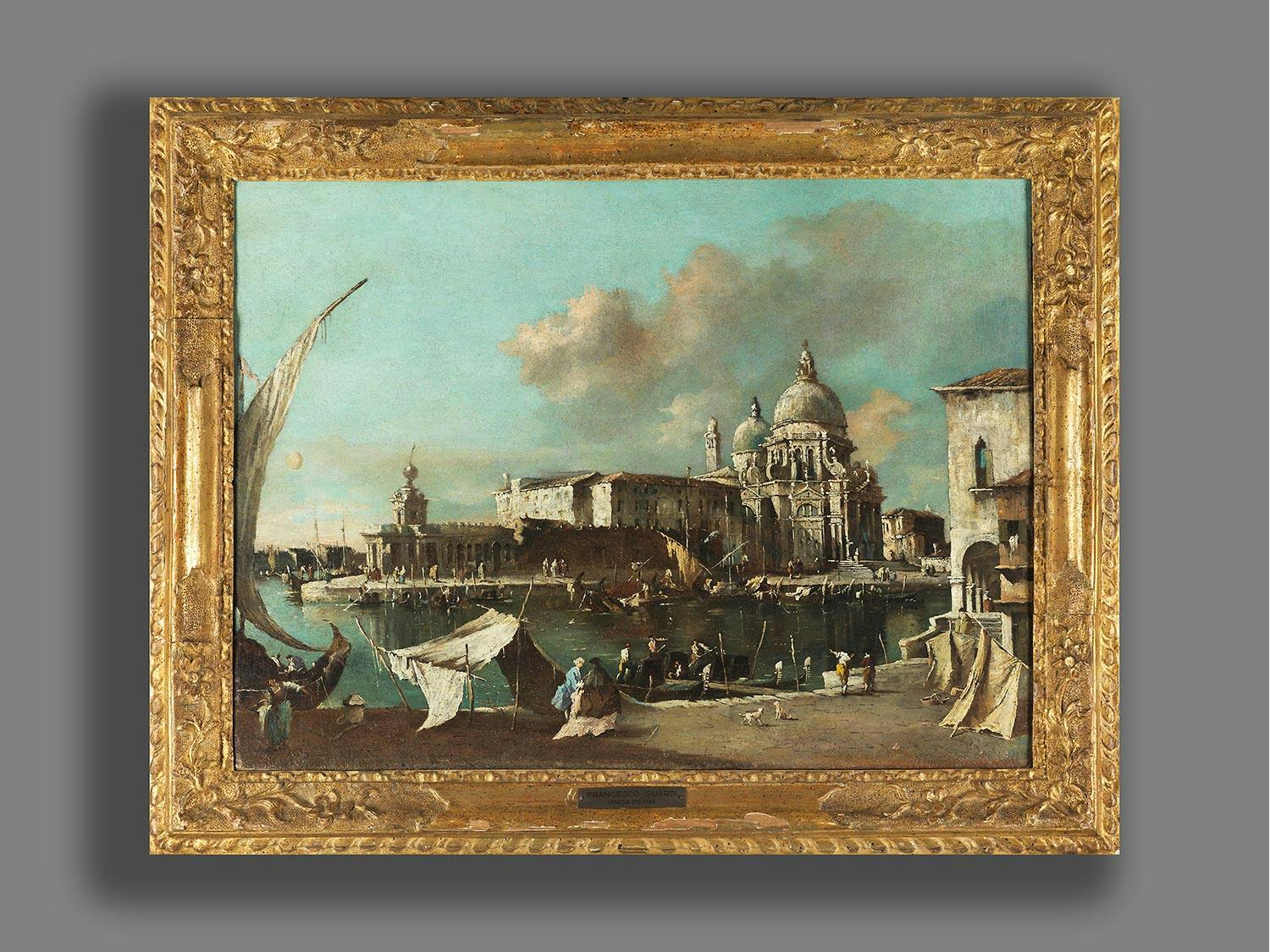 Detailabbildung: Francesco Guardi, 1712 Venedig – 1793 ebenda, zug./ Kreis des