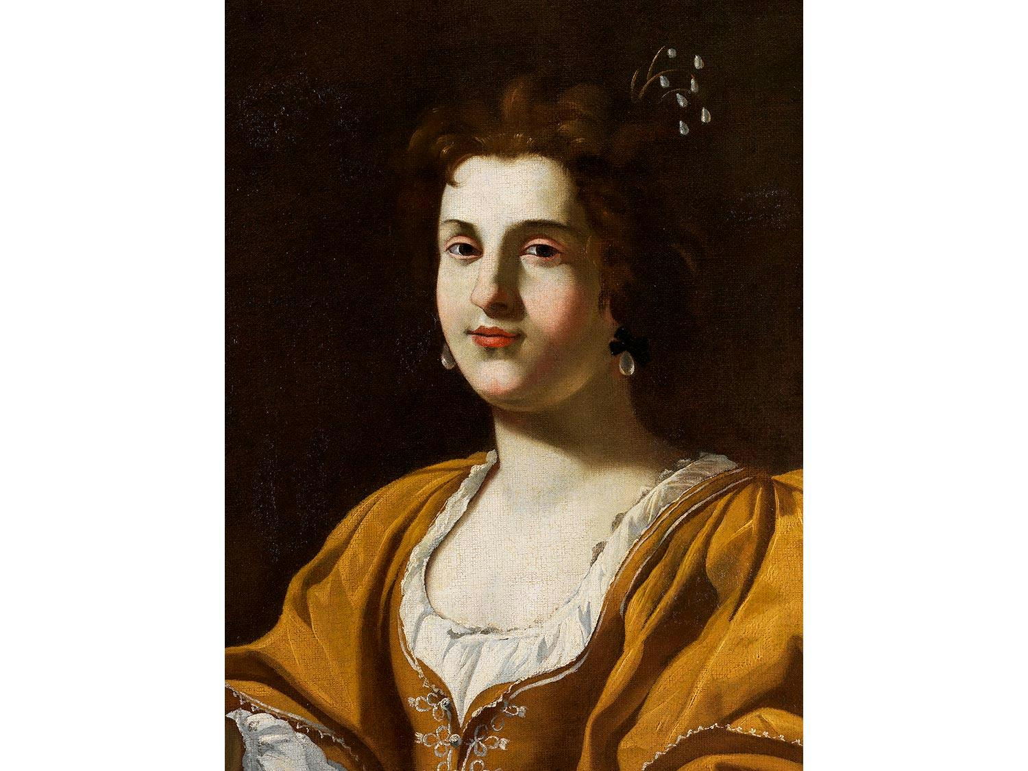 Detailabbildung: Virginia Vezzi, auch genannt Virginia da Vezzo , 1600 Velletri, Italien – 1638 Paris, zug.