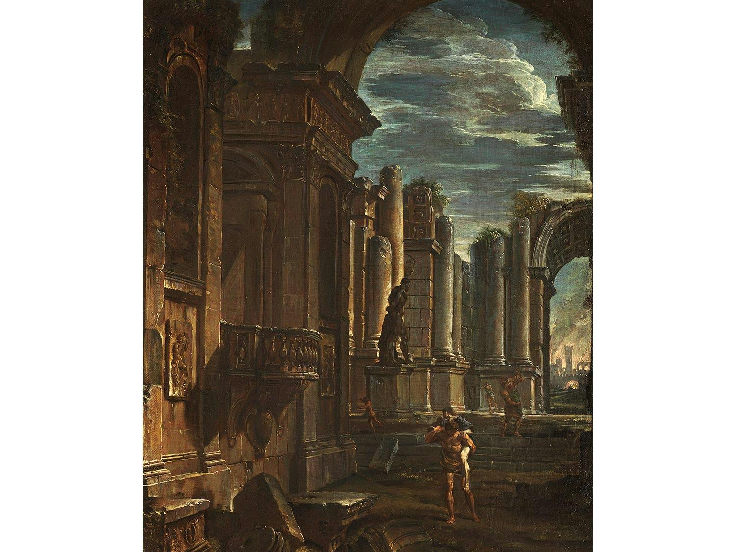 Detailabbildung: Giovanni Paolo Panini, 1691 Piacenza – 1765 Rom