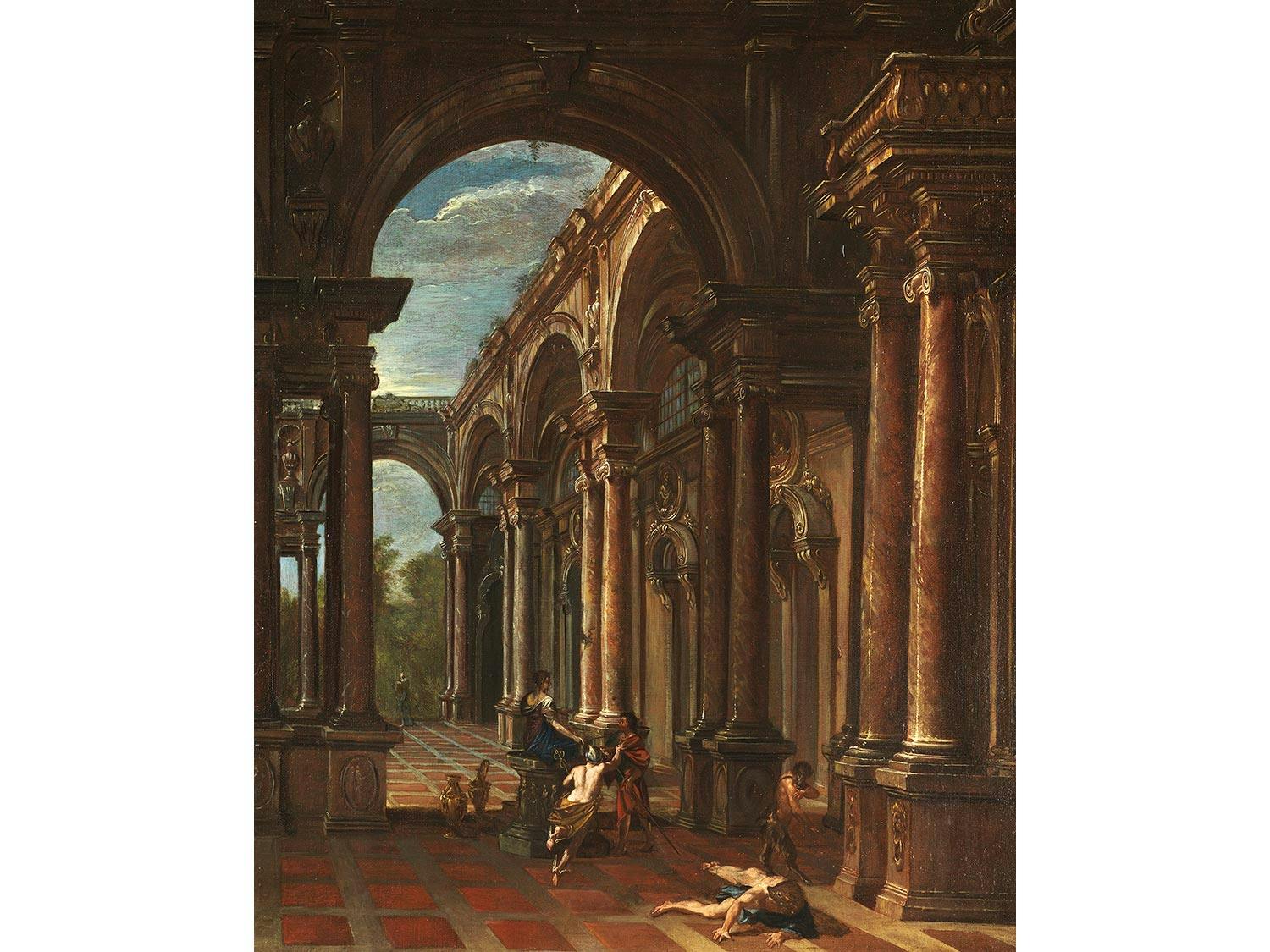 Detailabbildung: Giovanni Paolo Panini, 1691 Piacenza – 1765 Rom
