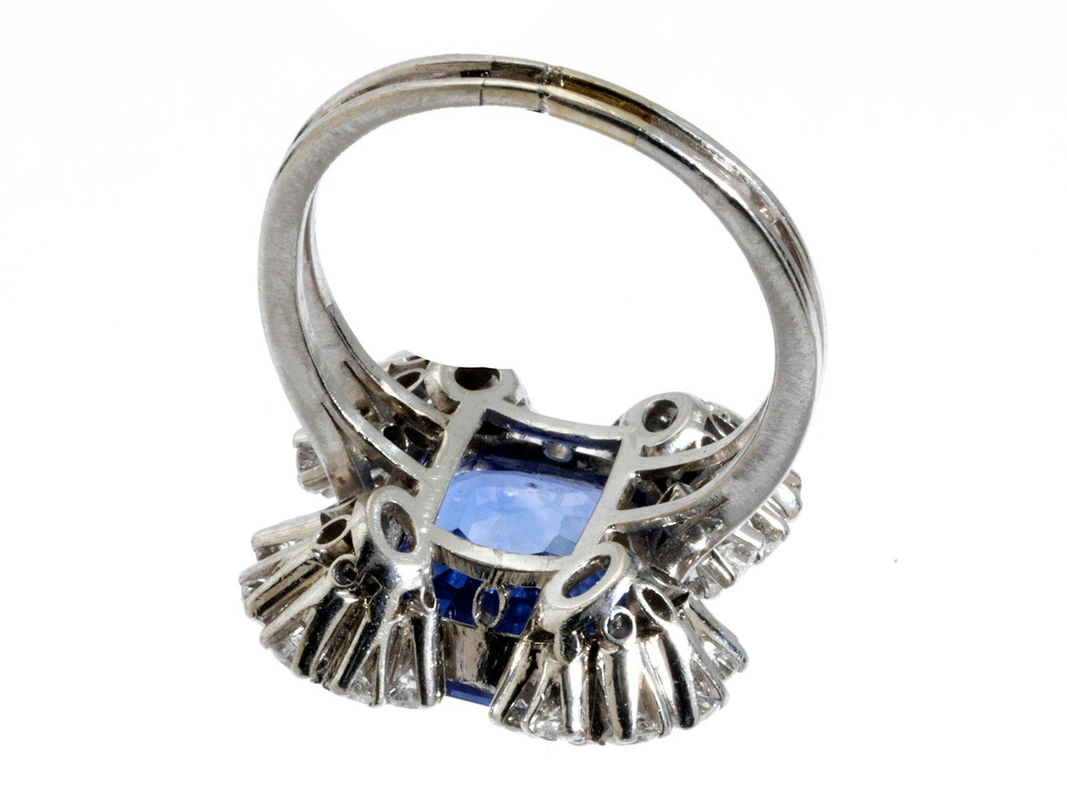 Detailabbildung: Saphir-Diamantring
